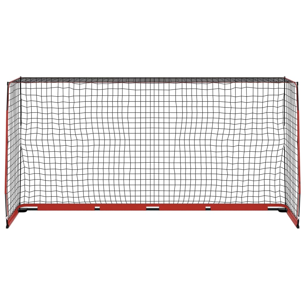 vidaXL Poartă de fotbal, 366,5x91x183 cm, oțel vidaXL Poartă de fotbal, 366,5x91x183 cm, oțel