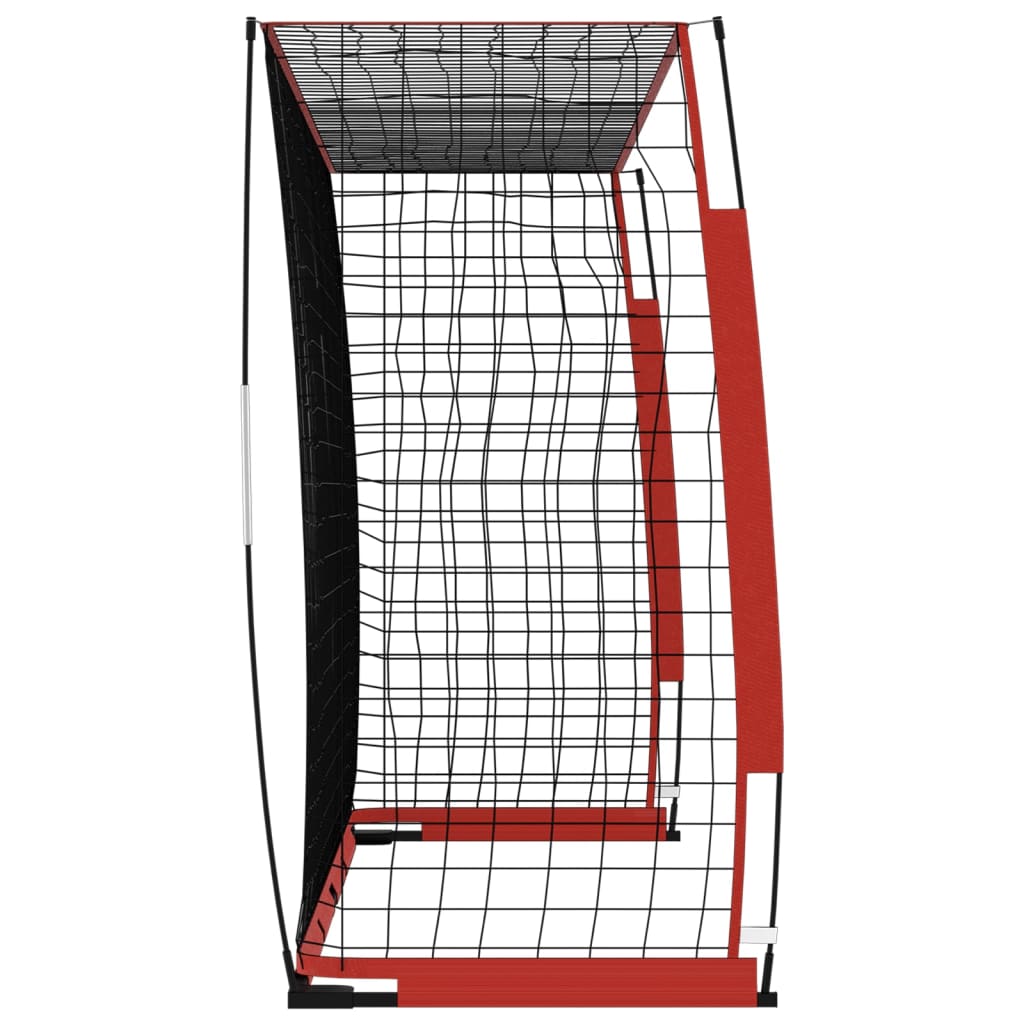 vidaXL Poartă de fotbal, 366,5x91x183 cm, oțel vidaXL Poartă de fotbal, 366,5x91x183 cm, oțel