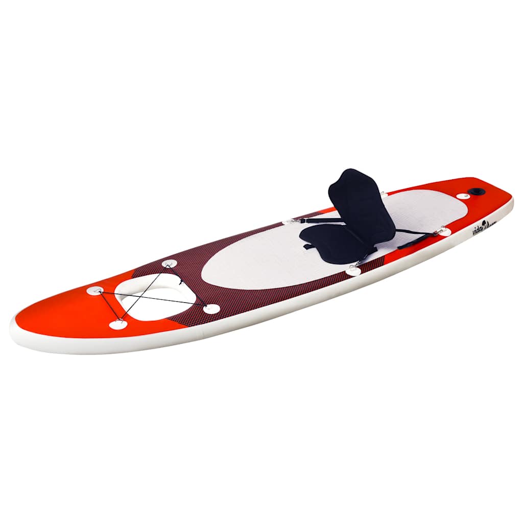 vidaXL Set placă paddleboarding gonflabilă, roşu, 300x76x10 cm vidaXL Set placă paddleboarding gonflabilă, roşu, 300x76x10 cm