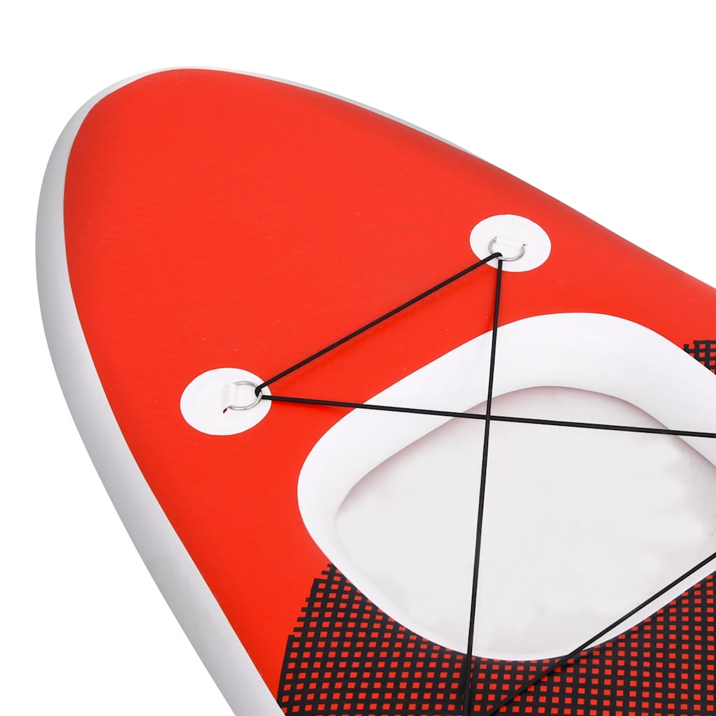 vidaXL Set placă paddleboarding gonflabilă, roşu, 330x76x10 cm vidaXL Set placă paddleboarding gonflabilă, roşu, 330x76x10 cm