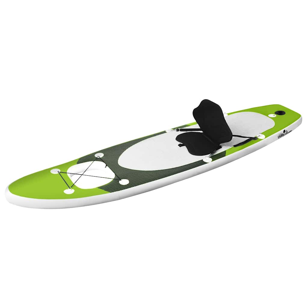 vidaXL Set placă paddleboarding gonflabilă, verde, 330x76x10 cm vidaXL Set placă paddleboarding gonflabilă, verde, 330x76x10 cm