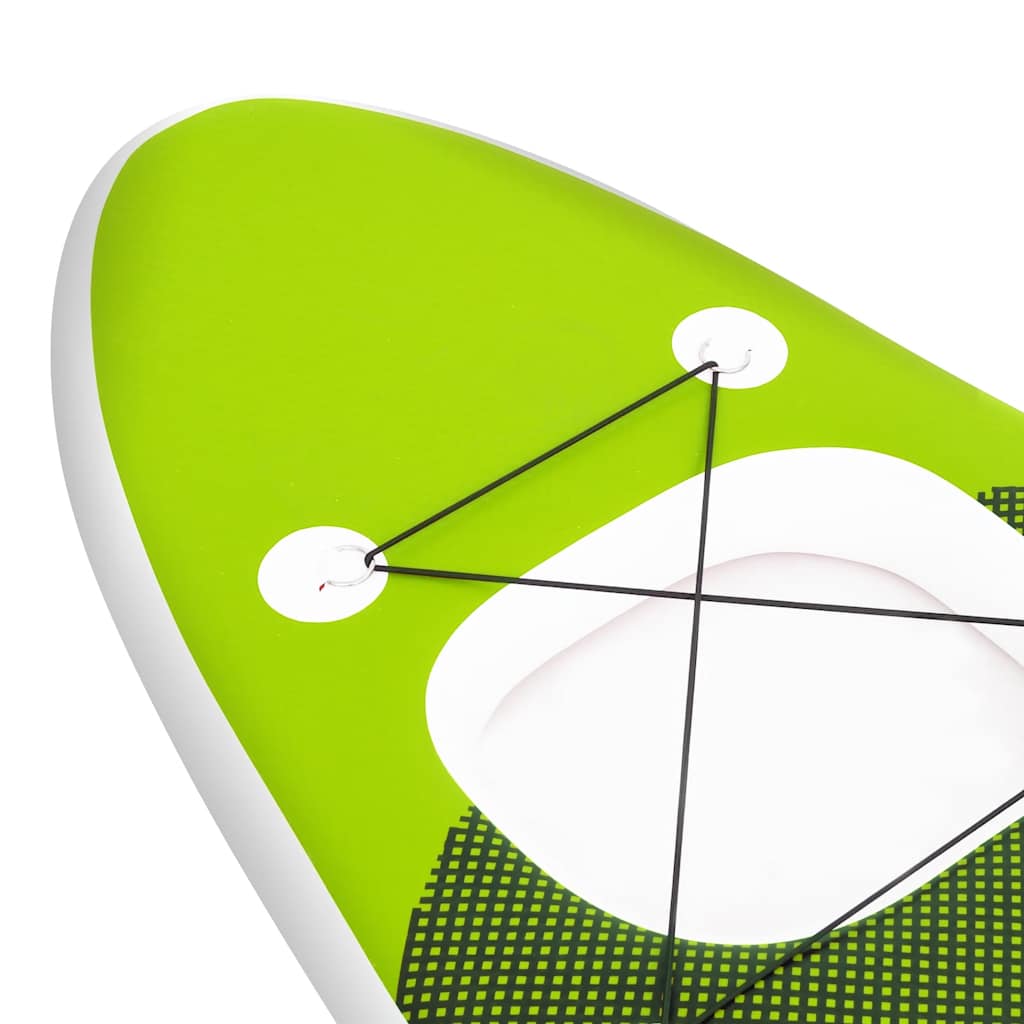 vidaXL Set de placă SUP gonflabilă, verde, 360x81x10 cm vidaXL Set de placă SUP gonflabilă, verde, 360x81x10 cm