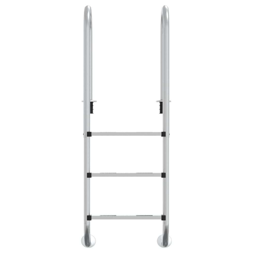 vidaXL Scară de piscină, 54x38x158 cm, oțel inoxidabil 304 vidaXL Scară de piscină, 54x38x158 cm, oțel inoxidabil 304