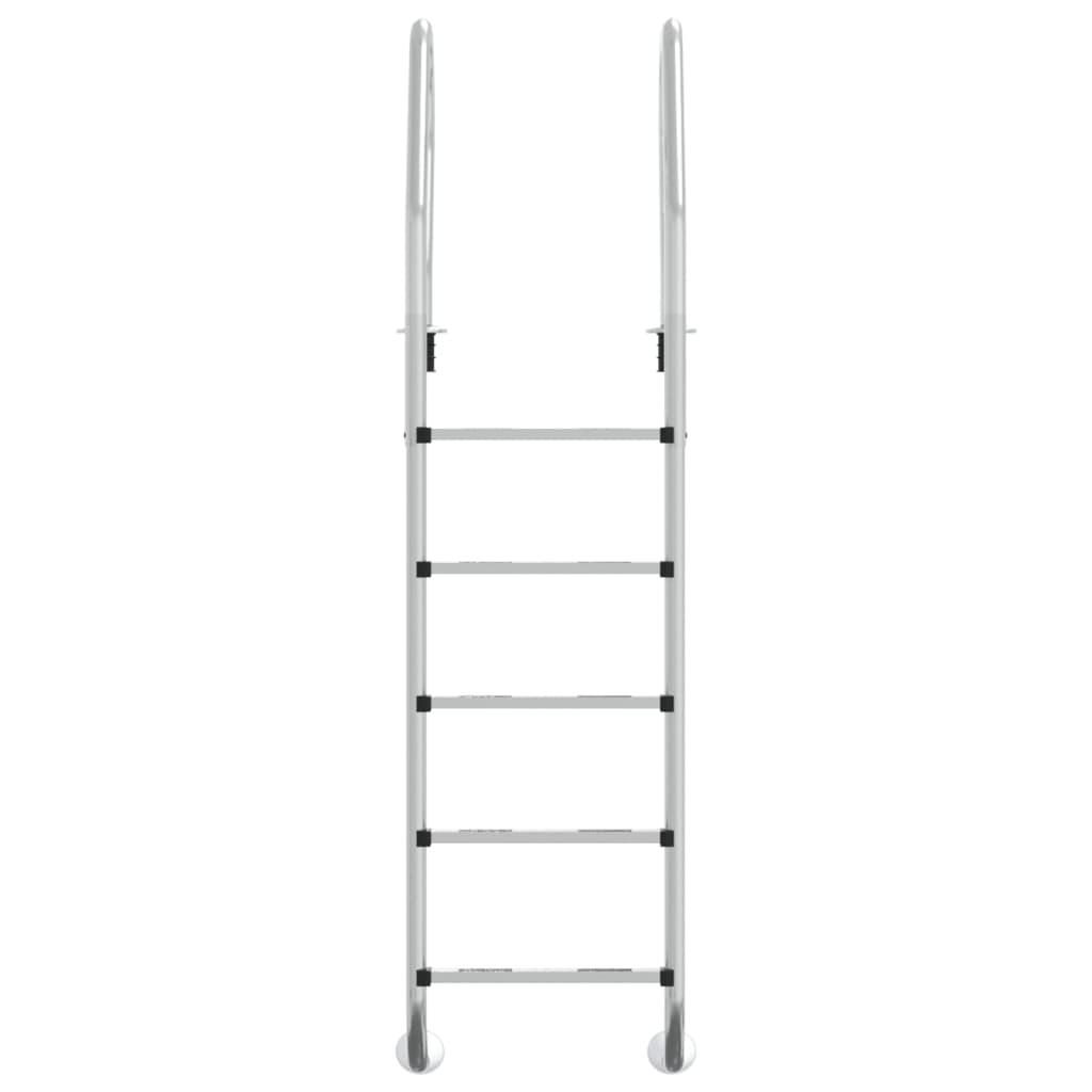 vidaXL Scară de piscină, 54x38x211 cm, oțel inoxidabil 304 vidaXL Scară de piscină, 54x38x211 cm, oțel inoxidabil 304