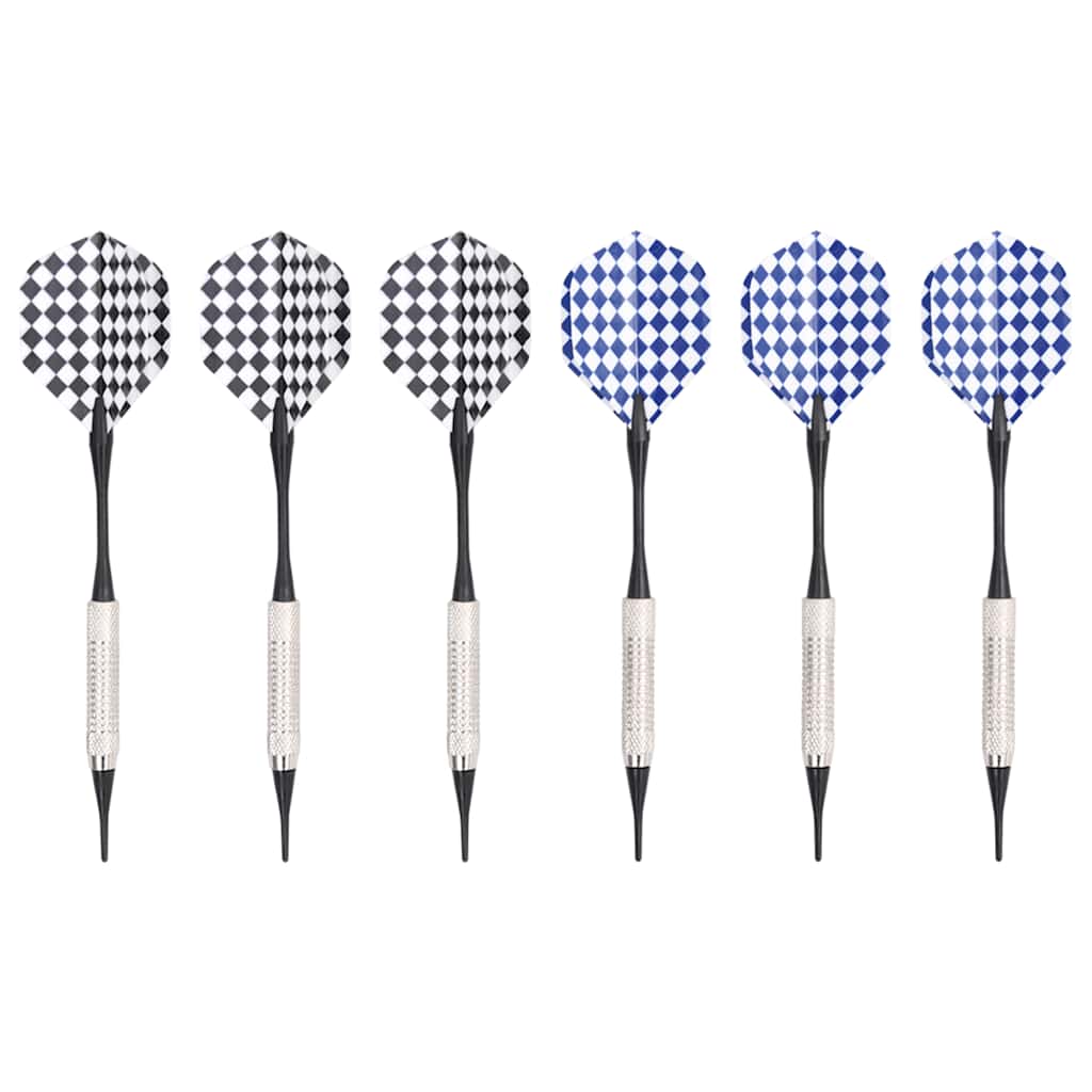 vidaXL Placă electrică de darts cu săgeți din polipropilenă neagră vidaXL Placă electrică de darts cu săgeți din polipropilenă neagră
