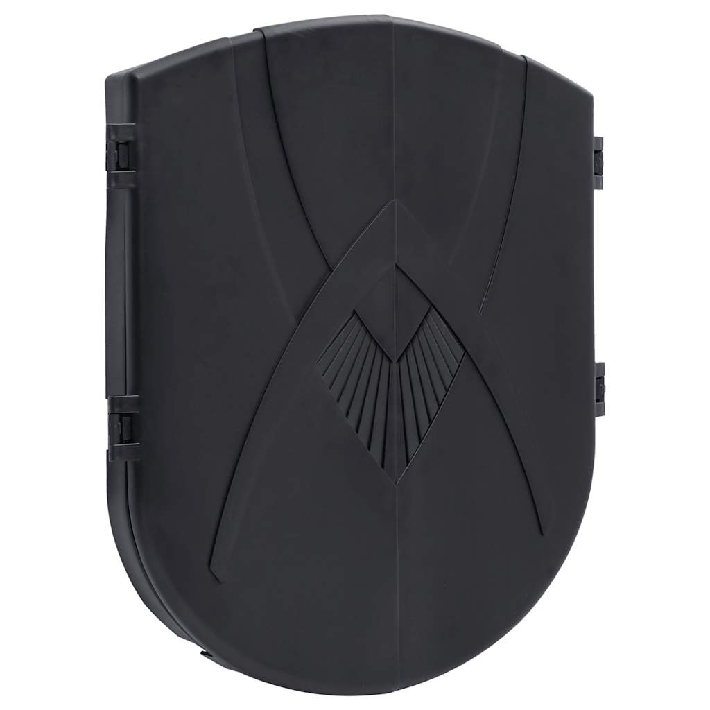 vidaXL Placă electrică de darts cu săgeți din polipropilenă neagră vidaXL Placă electrică de darts cu săgeți din polipropilenă neagră
