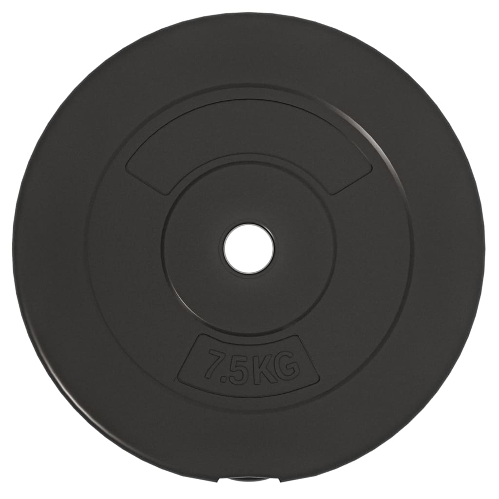 vidaXL Plăci de greutate, 6 buc., 30 kg, Ciment