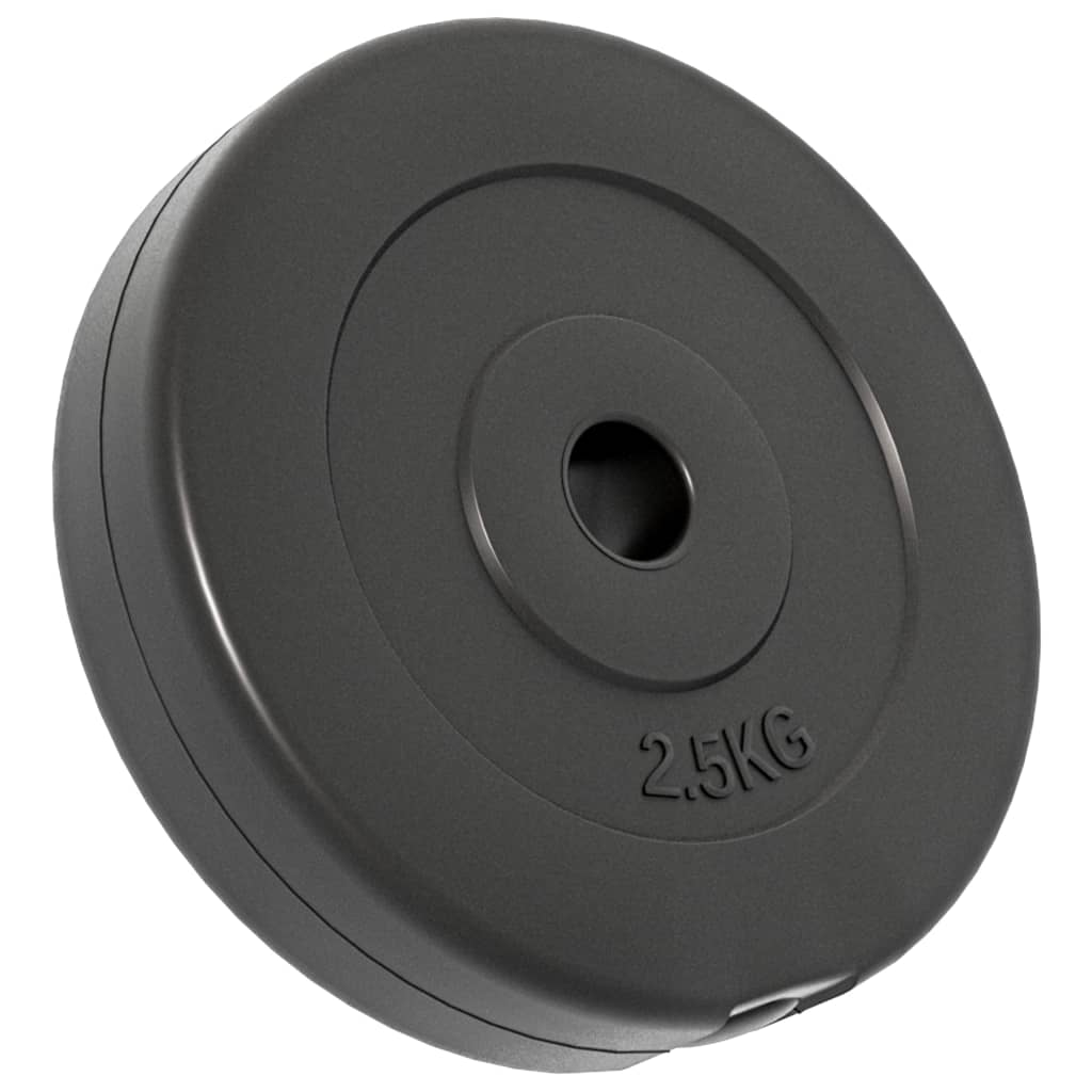 vidaXL Plăci de greutate, 6 buc., 30 kg, Ciment