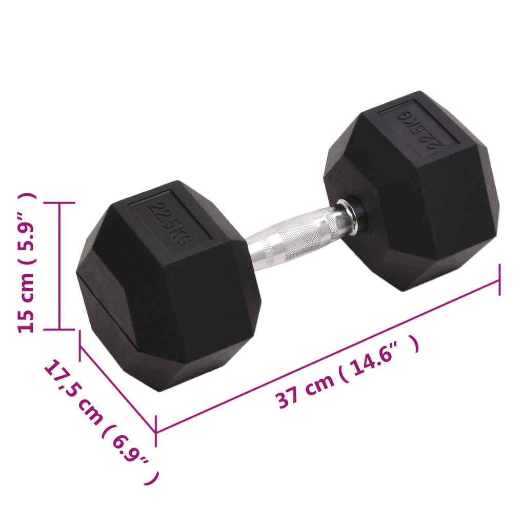 vidaXL Ganteră, 22,5 kg, fontă vidaXL Ganteră, 22,5 kg, fontă
