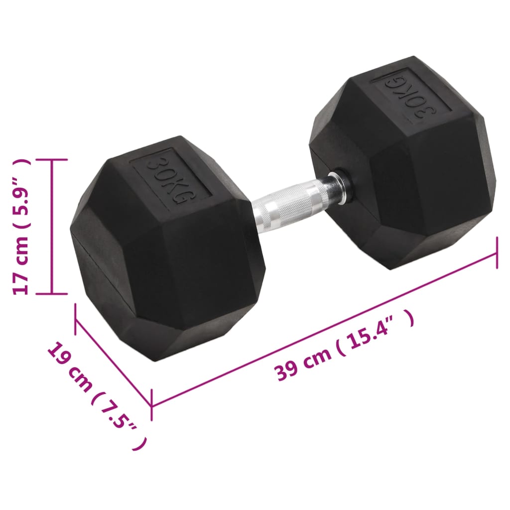 vidaXL Ganteră, 30 kg, fontă vidaXL Ganteră, 30 kg, fontă