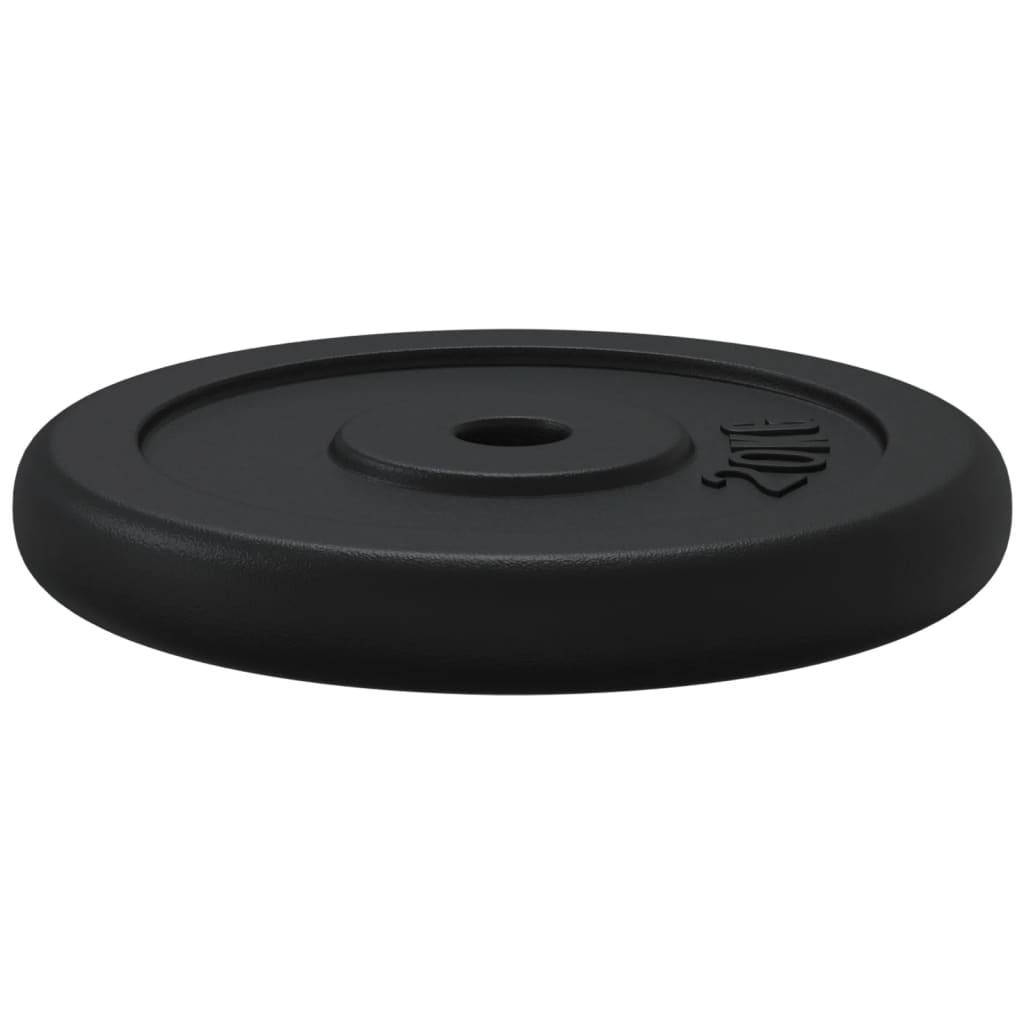 vidaXL Disc de greutate, 20 kg, fontă vidaXL Disc de greutate, 20 kg, fontă