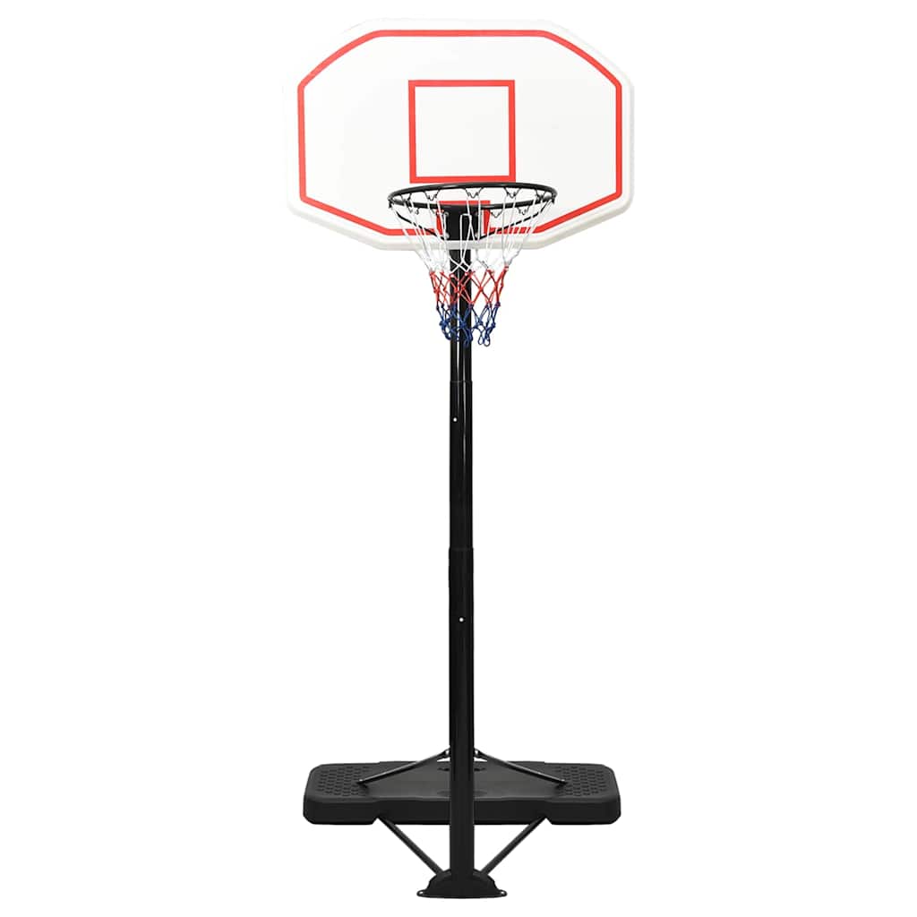 vidaXL Suport cu coș de baschet, alb, 258-363 cm, polietilenă vidaXL Suport cu coș de baschet, alb, 258-363 cm, polietilenă