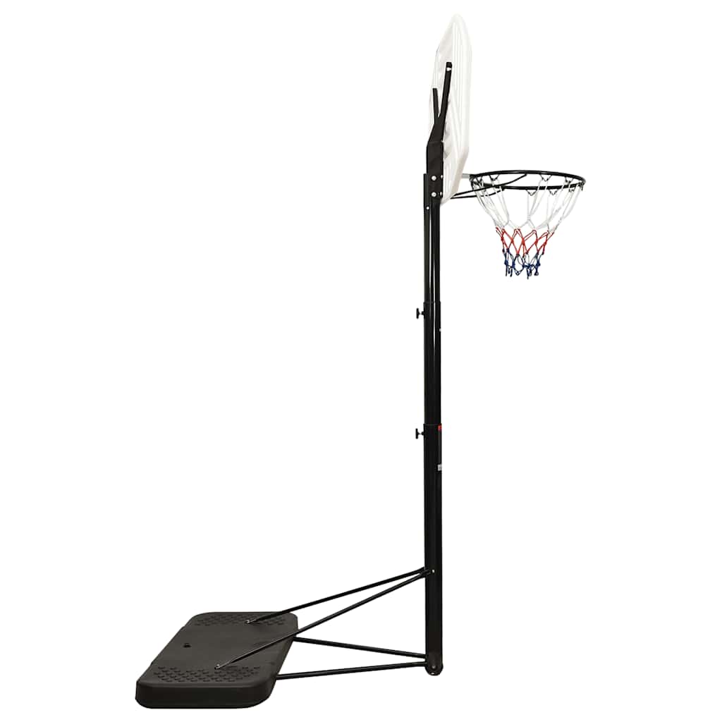 vidaXL Suport cu coș de baschet, alb, 258-363 cm, polietilenă vidaXL Suport cu coș de baschet, alb, 258-363 cm, polietilenă