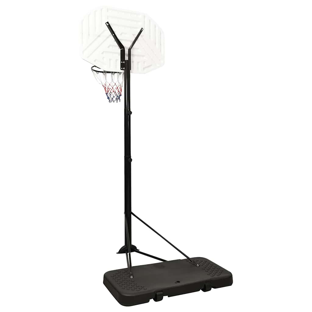 vidaXL Suport cu coș de baschet, alb, 258-363 cm, polietilenă vidaXL Suport cu coș de baschet, alb, 258-363 cm, polietilenă