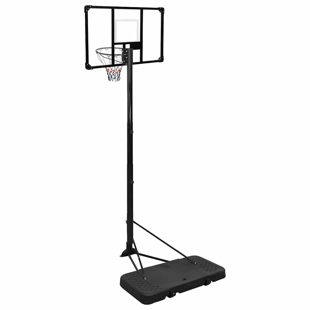 vidaXL Suport coș de baschet, transparent, 256-361 cm, policarbonat vidaXL Suport coș de baschet, transparent, 256-361 cm, policarbonat