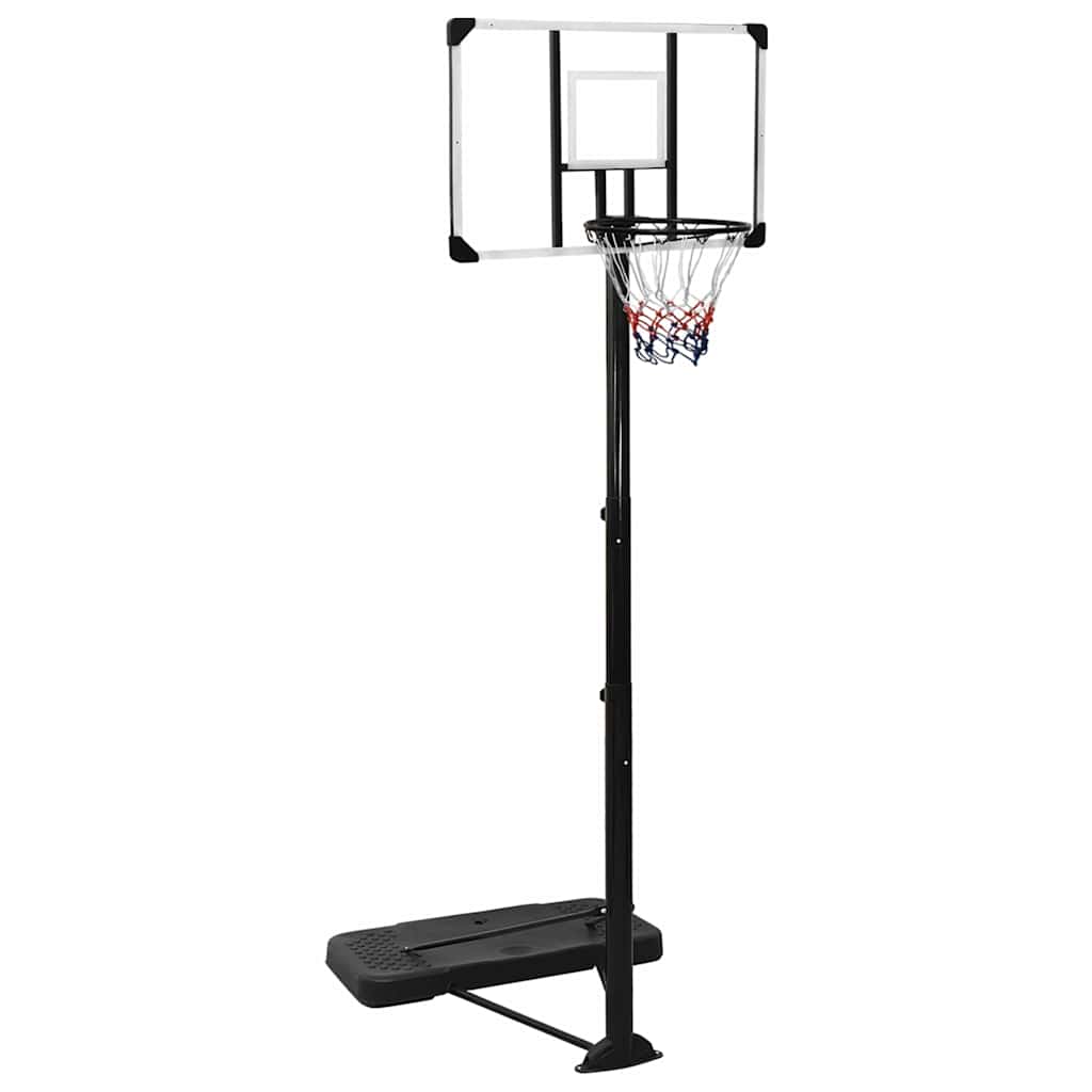 vidaXL Suport coș de baschet, transparent, 256-361 cm, policarbonat vidaXL Suport coș de baschet, transparent, 256-361 cm, policarbonat