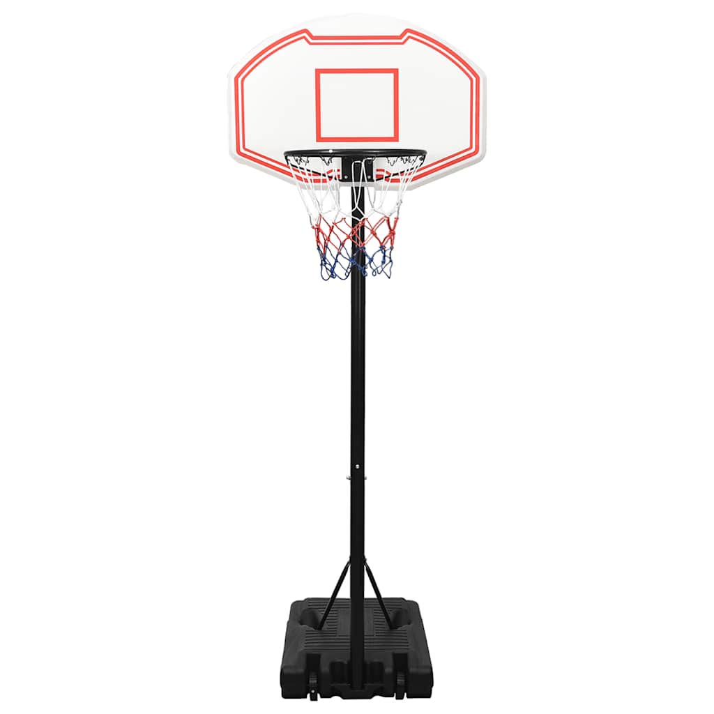 vidaXL Suport pentru coș de baschet, alb, 237-307 cm, polietilenă vidaXL Suport pentru coș de baschet, alb, 237-307 cm, polietilenă