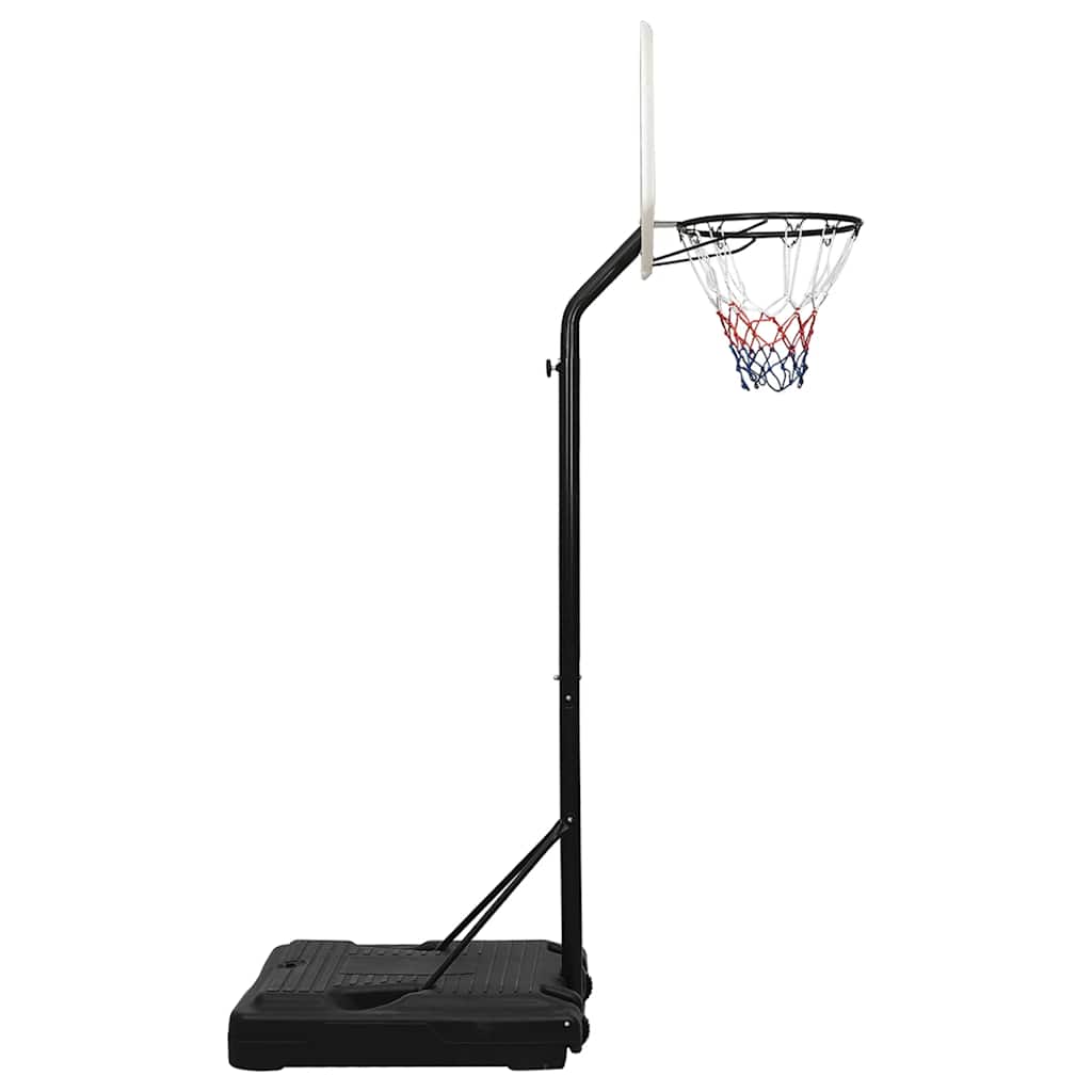 vidaXL Suport pentru coș de baschet, alb, 237-307 cm, polietilenă vidaXL Suport pentru coș de baschet, alb, 237-307 cm, polietilenă