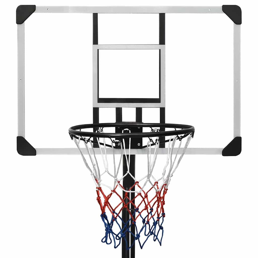 vidaXL Suport coș de baschet, transparent, 235-305 cm, policarbonat vidaXL Suport coș de baschet, transparent, 235-305 cm, policarbonat
