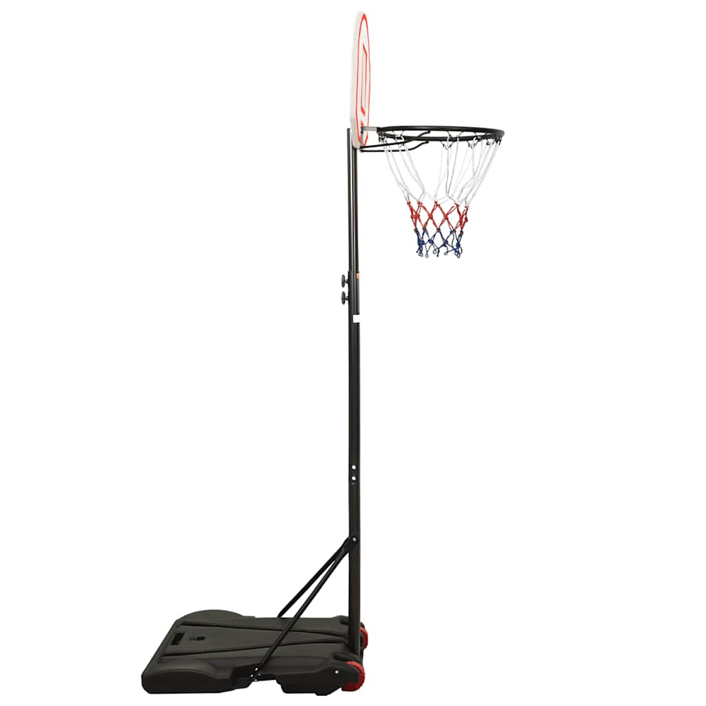 vidaXL Suport cu coș de baschet, alb, 216-250 cm, polietilenă vidaXL Suport cu coș de baschet, alb, 216-250 cm, polietilenă