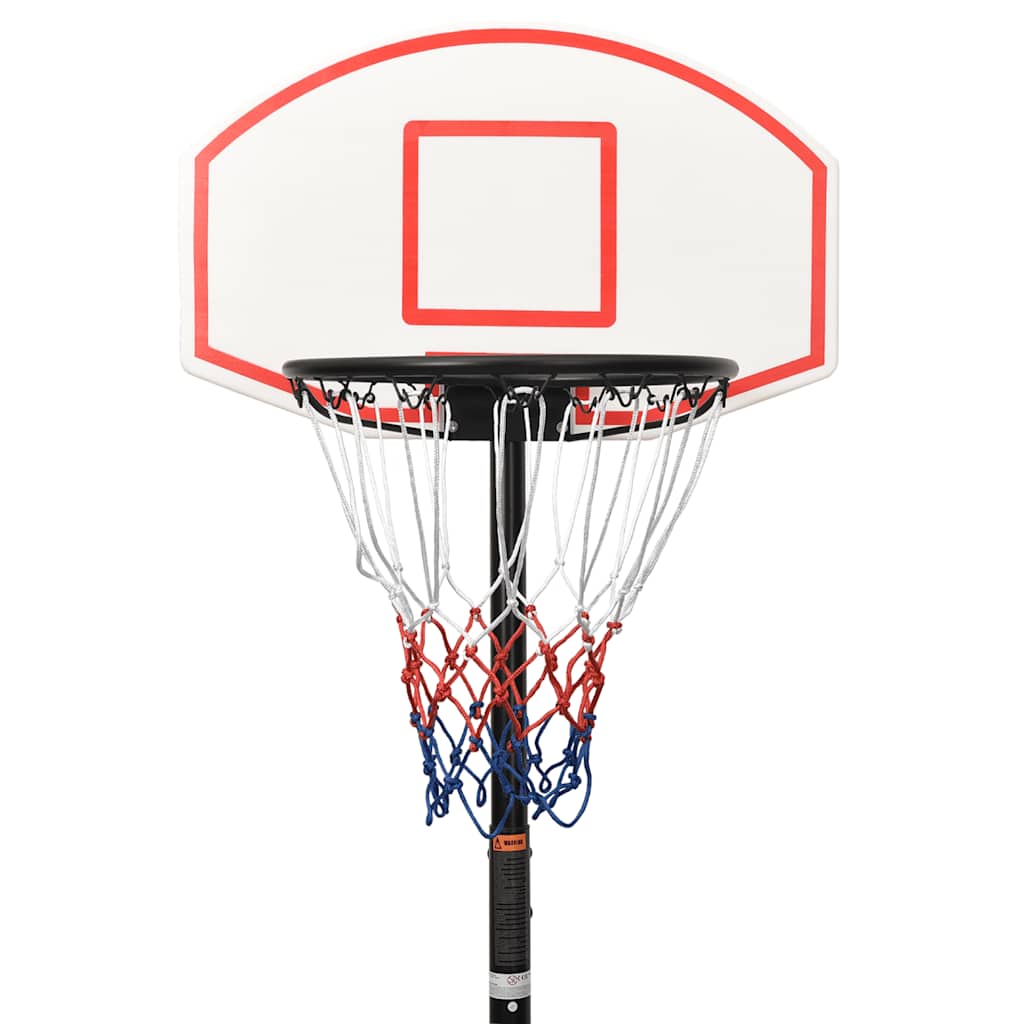 vidaXL Suport cu coș de baschet, alb, 216-250 cm, polietilenă vidaXL Suport cu coș de baschet, alb, 216-250 cm, polietilenă