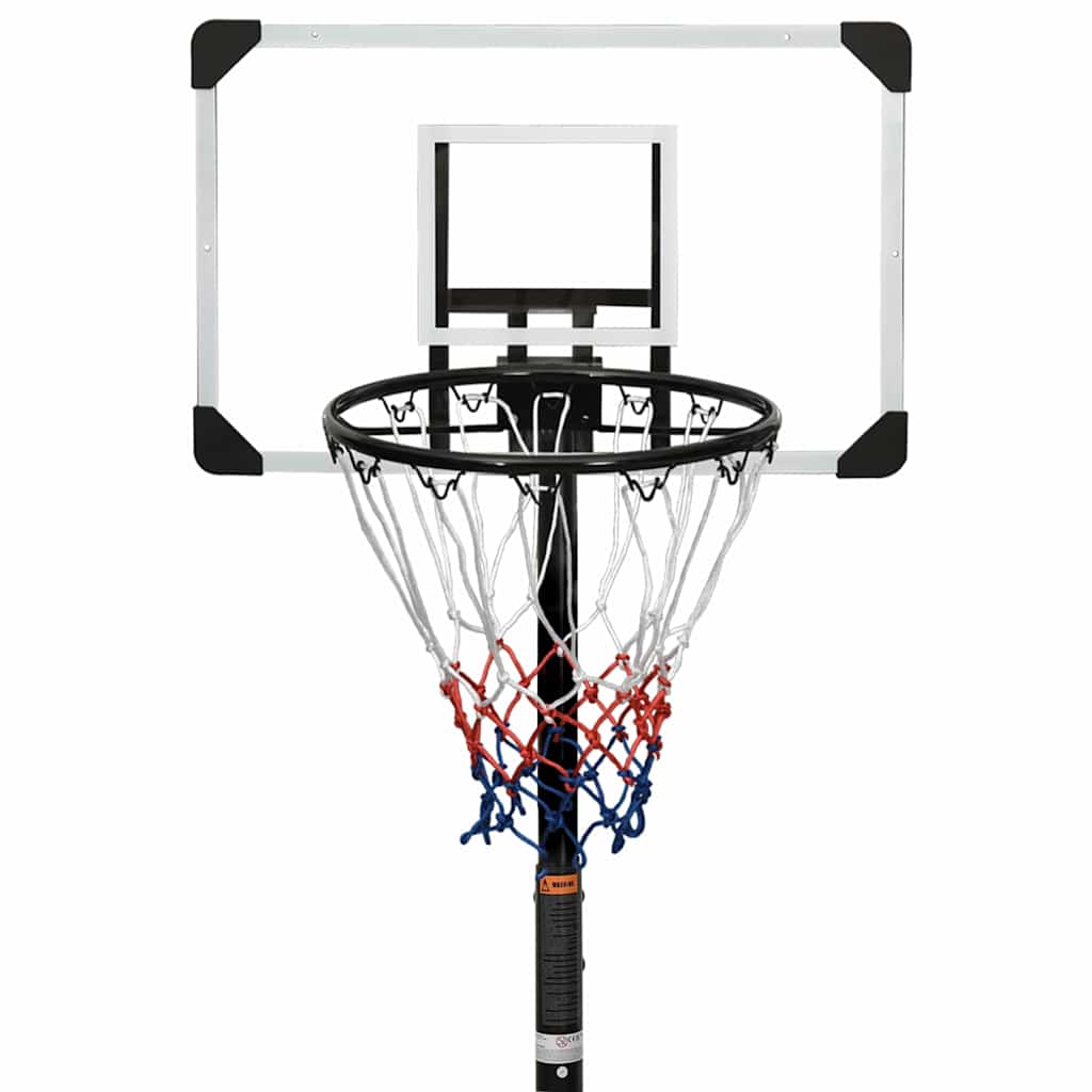 vidaXL Suport coș de baschet, transparent, 216-250 cm, policarbonat vidaXL Suport coș de baschet, transparent, 216-250 cm, policarbonat