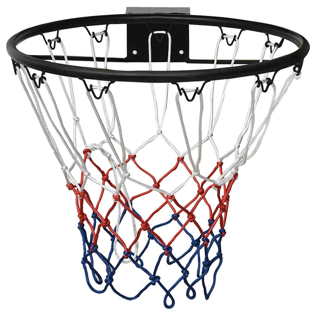 vidaXL Coș de baschet, negru, 45 cm, oțel vidaXL Coș de baschet, negru, 45 cm, oțel
