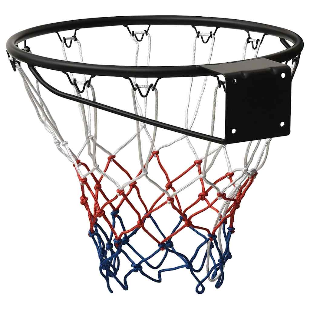 vidaXL Coș de baschet, negru, 45 cm, oțel vidaXL Coș de baschet, negru, 45 cm, oțel