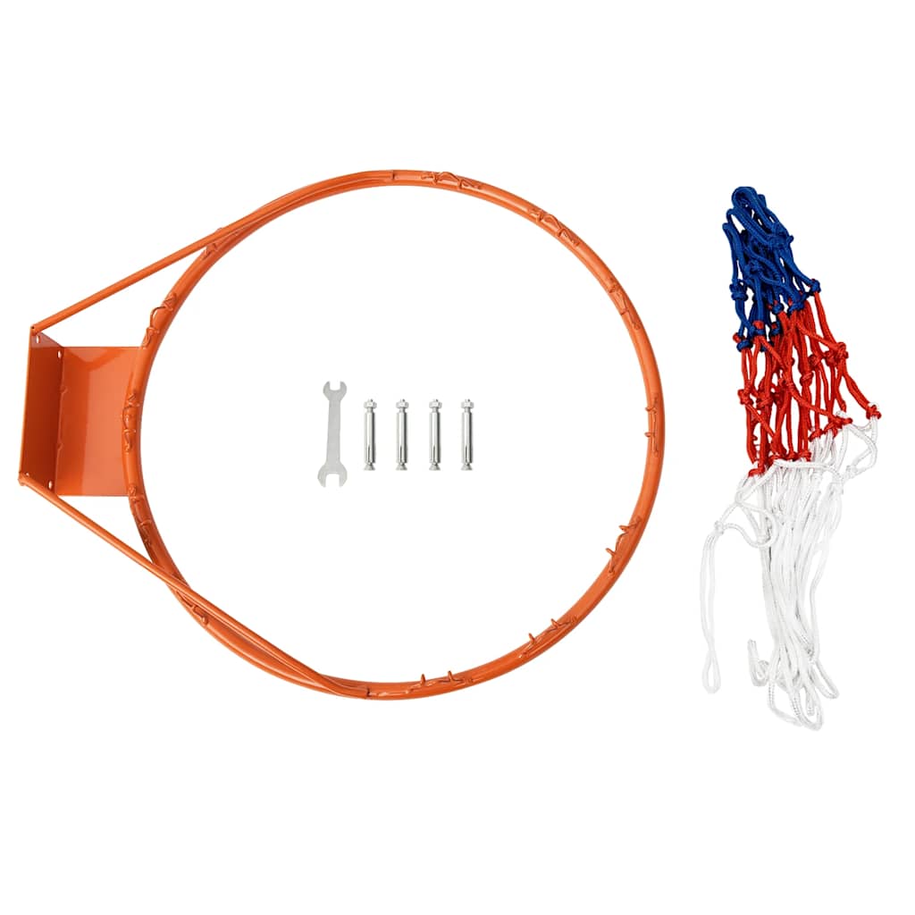 vidaXL Coș de baschet, portocaliu, 39 cm, oțel vidaXL Coș de baschet, portocaliu, 39 cm, oțel