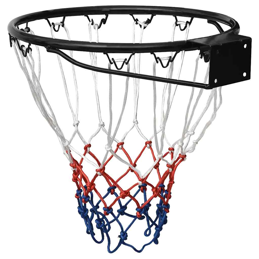 vidaXL Coș de baschet, negru, 39 cm, oțel vidaXL Coș de baschet, negru, 39 cm, oțel