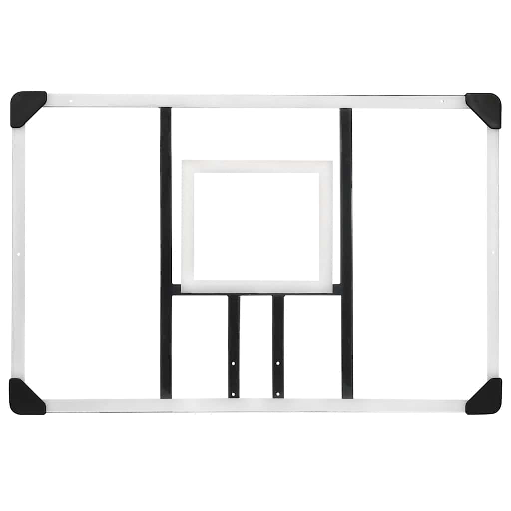 vidaXL Panou de baschet, transparent, 106x69x3 cm, policarbonat vidaXL Panou de baschet, transparent, 106x69x3 cm, policarbonat