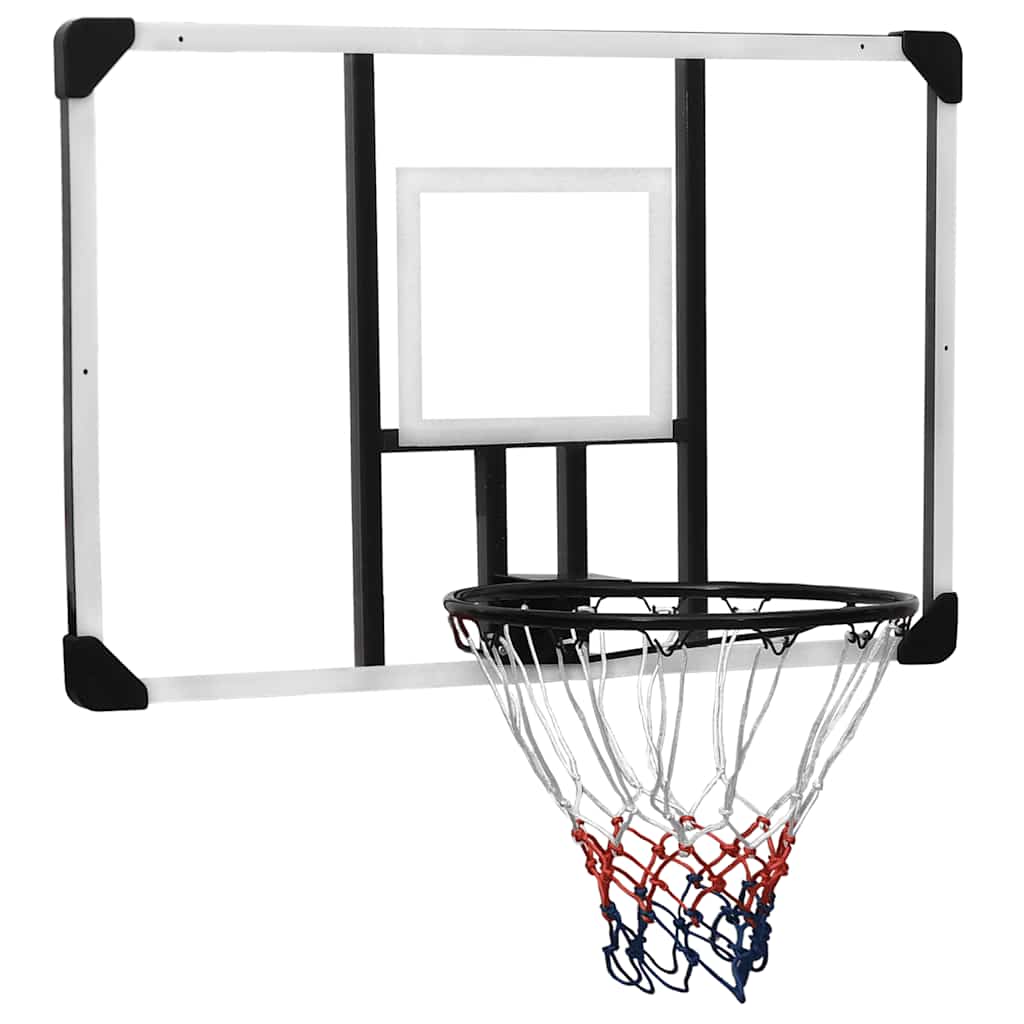 vidaXL Panou de baschet, transparent, 106x69x3 cm, policarbonat vidaXL Panou de baschet, transparent, 106x69x3 cm, policarbonat