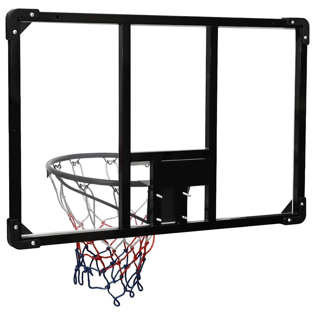 vidaXL Panou de baschet, transparent, 90x60x2,5 cm, policarbonat vidaXL Panou de baschet, transparent, 90x60x2,5 cm, policarbonat