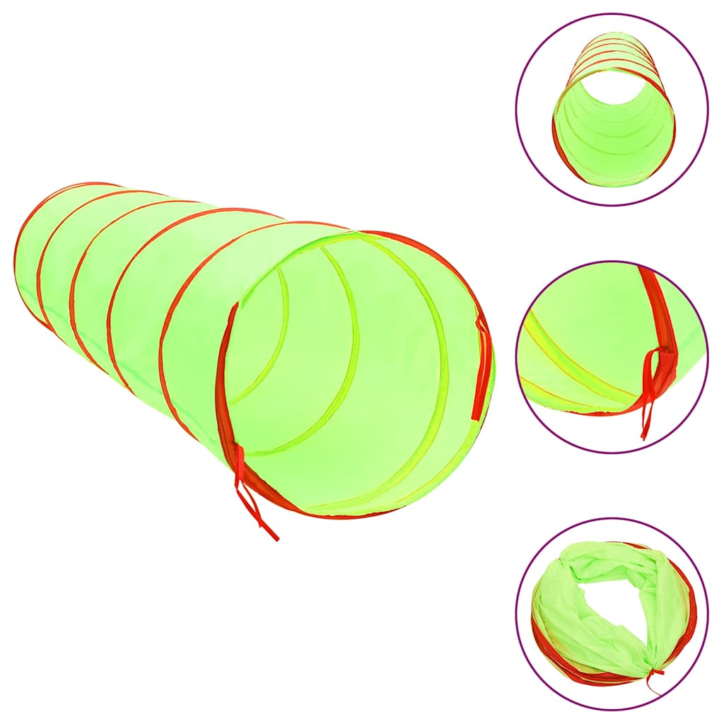 vidaXL Tunel de joacă pentru copii, verde, 175 cm, poliester vidaXL Tunel de joacă pentru copii, verde, 175 cm, poliester