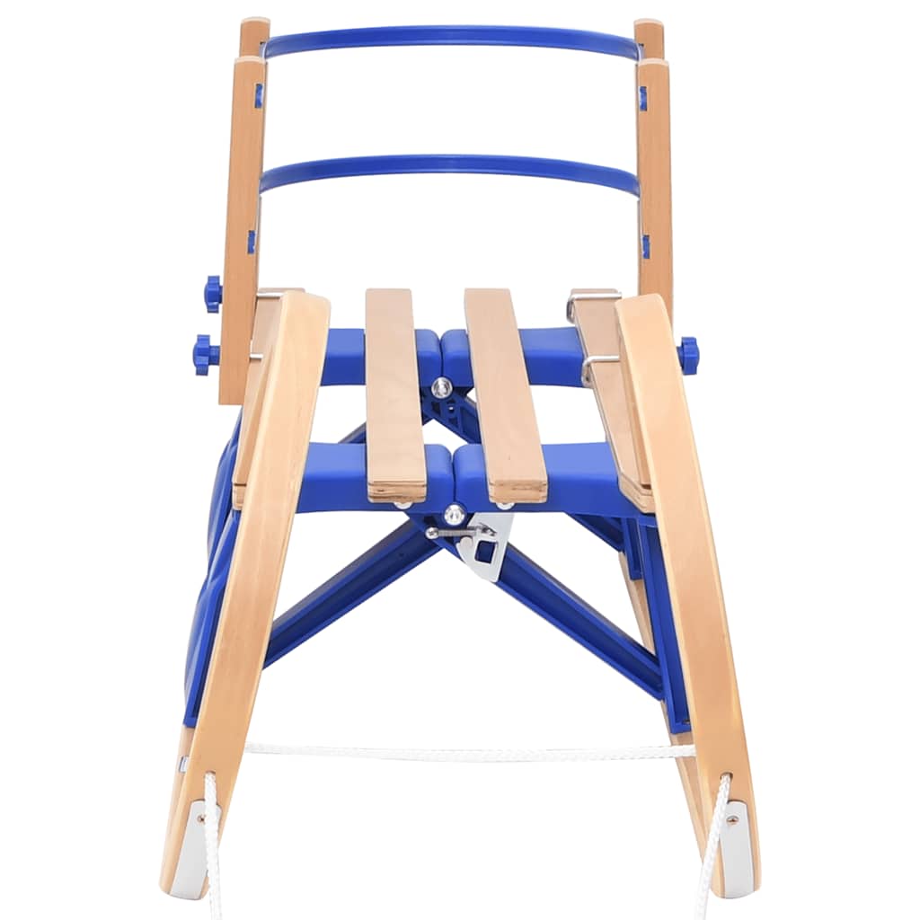 vidaXL Sanie pliabilă cu spătar, 110 cm, placaj vidaXL Sanie pliabilă cu spătar, 110 cm, placaj