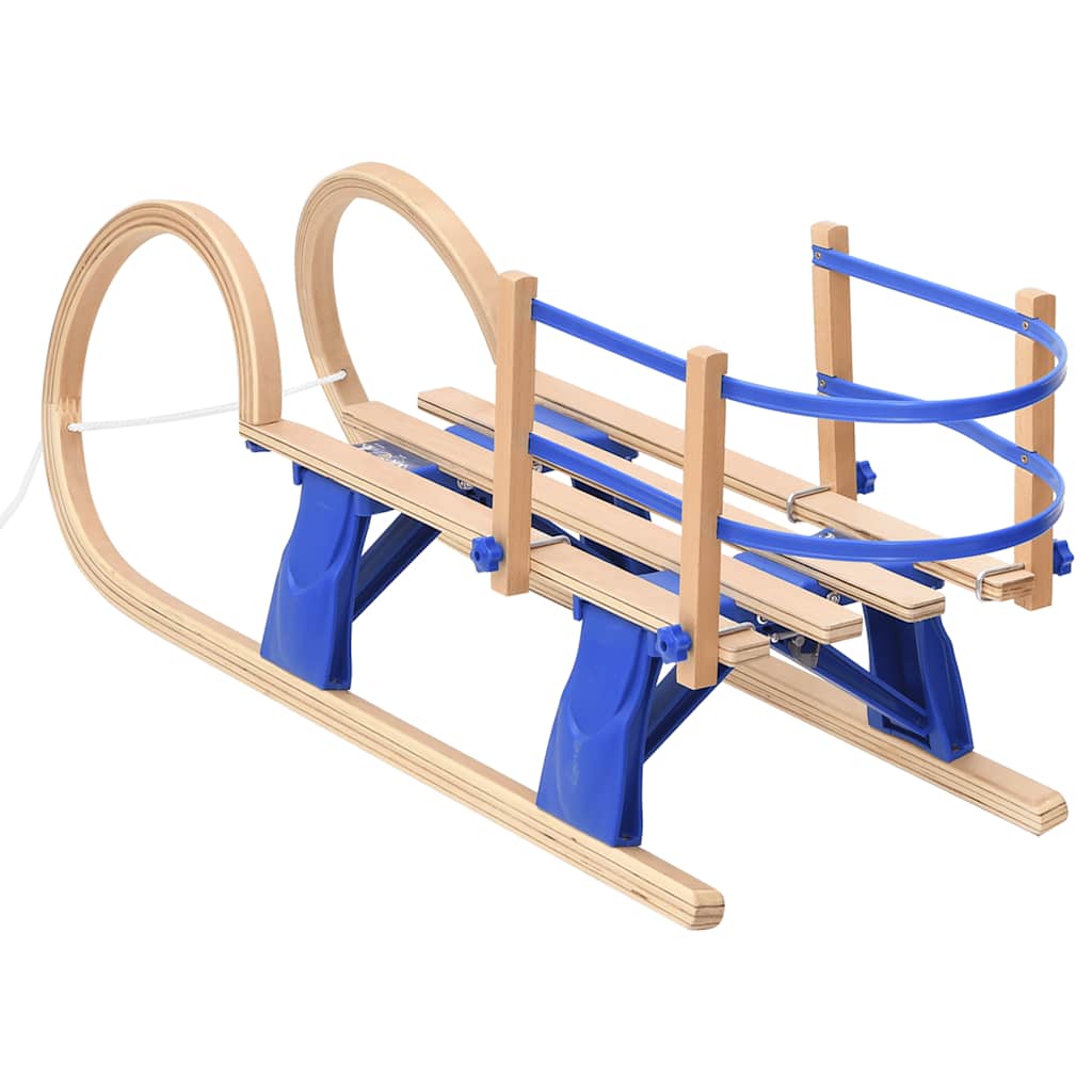 vidaXL Sanie pliabilă cu spătar, 110 cm, placaj vidaXL Sanie pliabilă cu spătar, 110 cm, placaj
