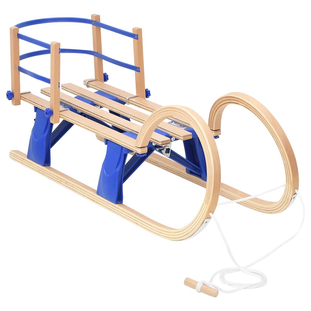 vidaXL Sanie pliabilă cu spătar, 110 cm, placaj vidaXL Sanie pliabilă cu spătar, 110 cm, placaj