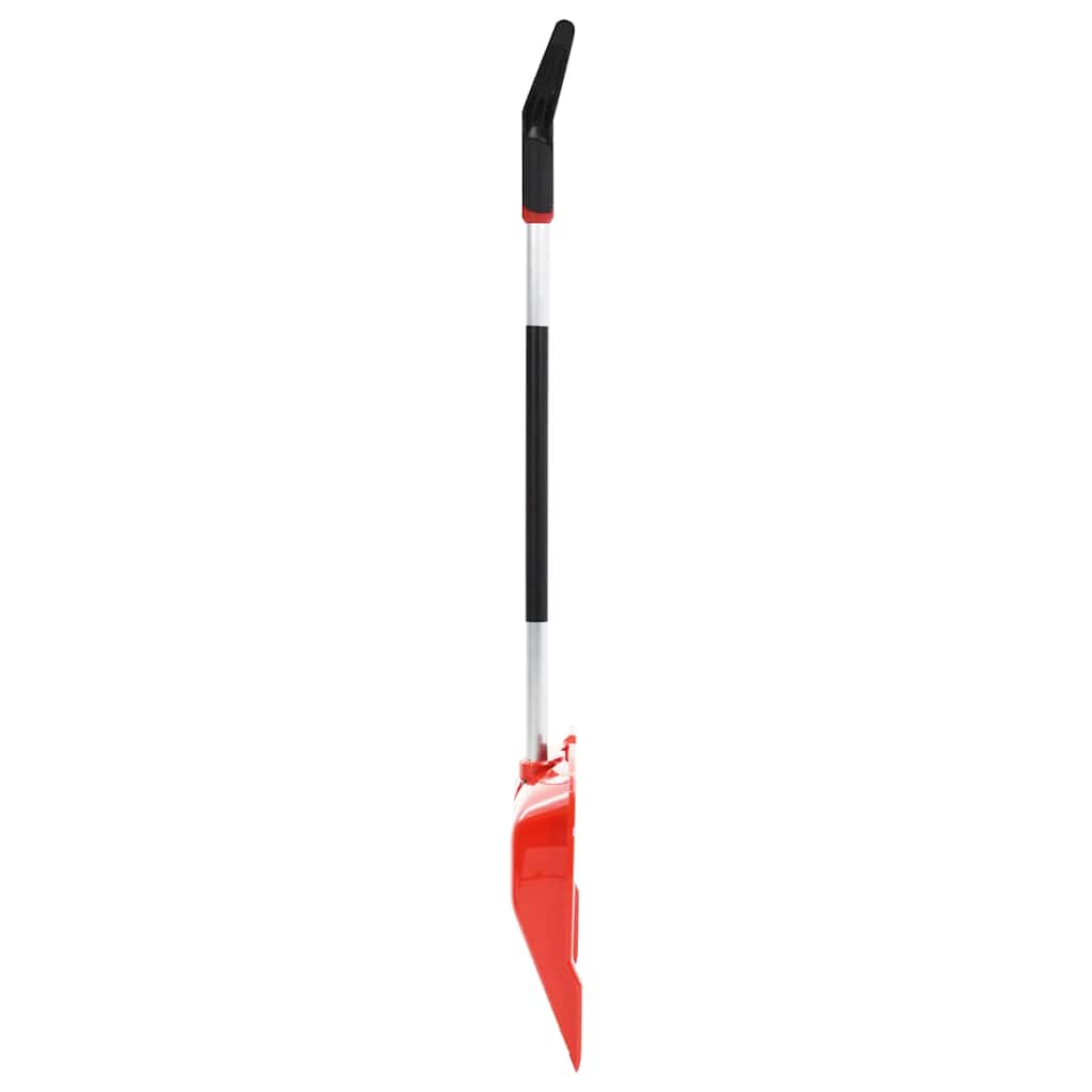 vidaXL Lopată de zăpadă, roșu, 136 cm, aluminiu vidaXL Lopată de zăpadă, roșu, 136 cm, aluminiu