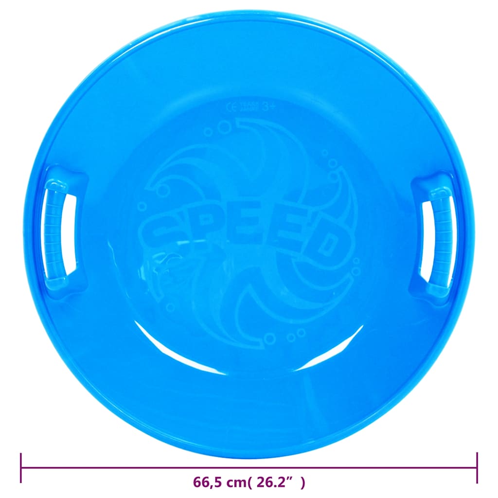 vidaXL Sanie rotundă, albastru, 66,5 cm, PP vidaXL Sanie rotundă, albastru, 66,5 cm, PP