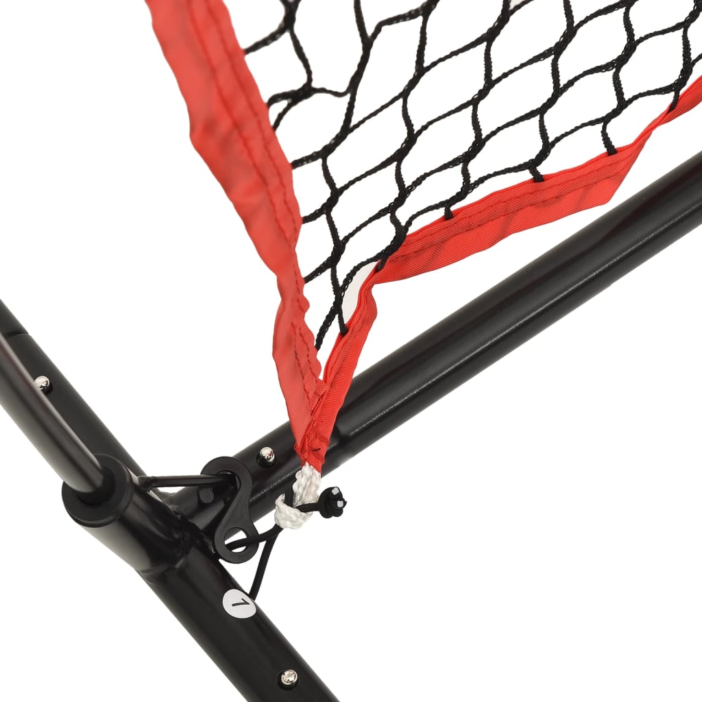 vidaXL Plasă de baseball portabilă negru/roșu 183x105x183 cm poliester vidaXL Plasă de baseball portabilă negru/roșu 183x105x183 cm poliester