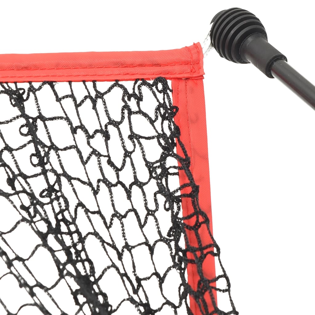 vidaXL Plasă antrenament golf, negru și roșu, 305x91x213 cm, poliester vidaXL Plasă antrenament golf, negru și roșu, 305x91x213 cm, poliester
