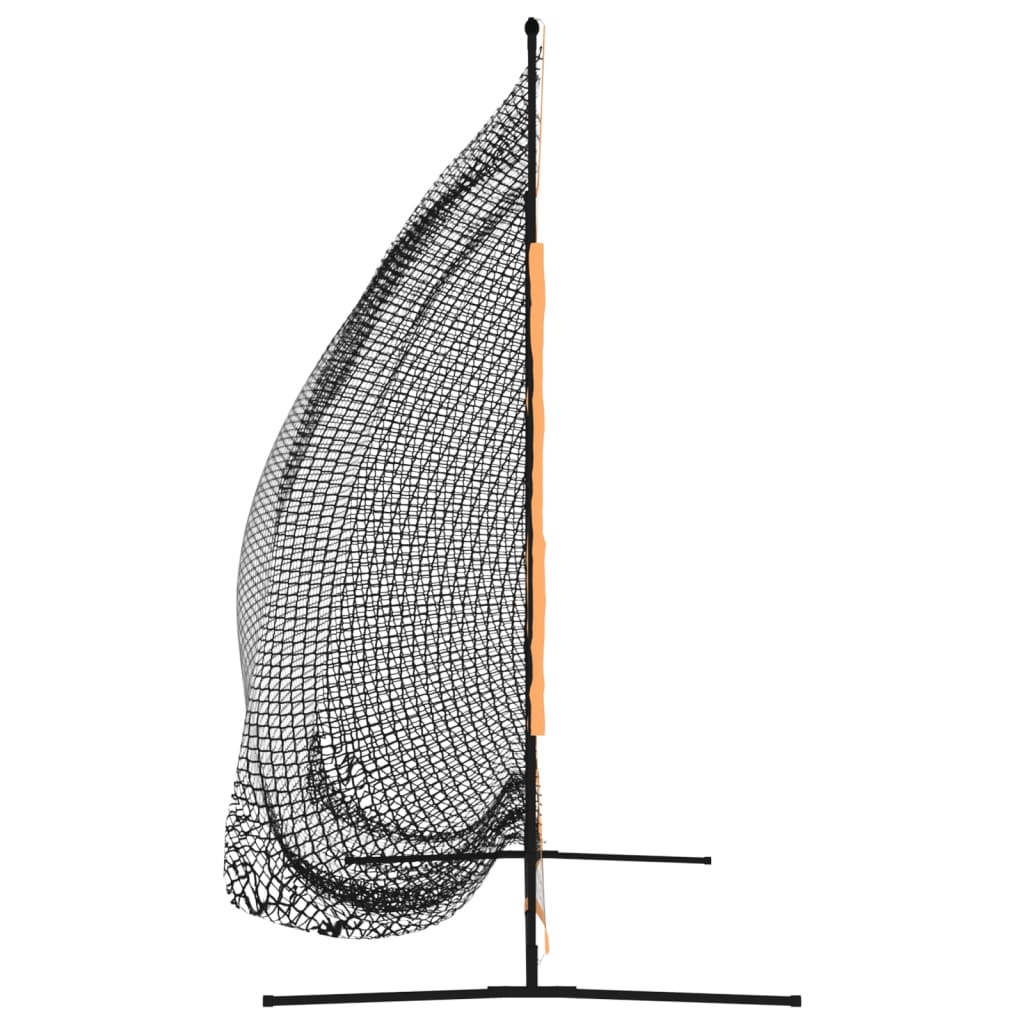 vidaXL Plasă antrenament golf negru/portocaliu 215x107x216cm poliester vidaXL Plasă antrenament golf negru/portocaliu 215x107x216cm poliester