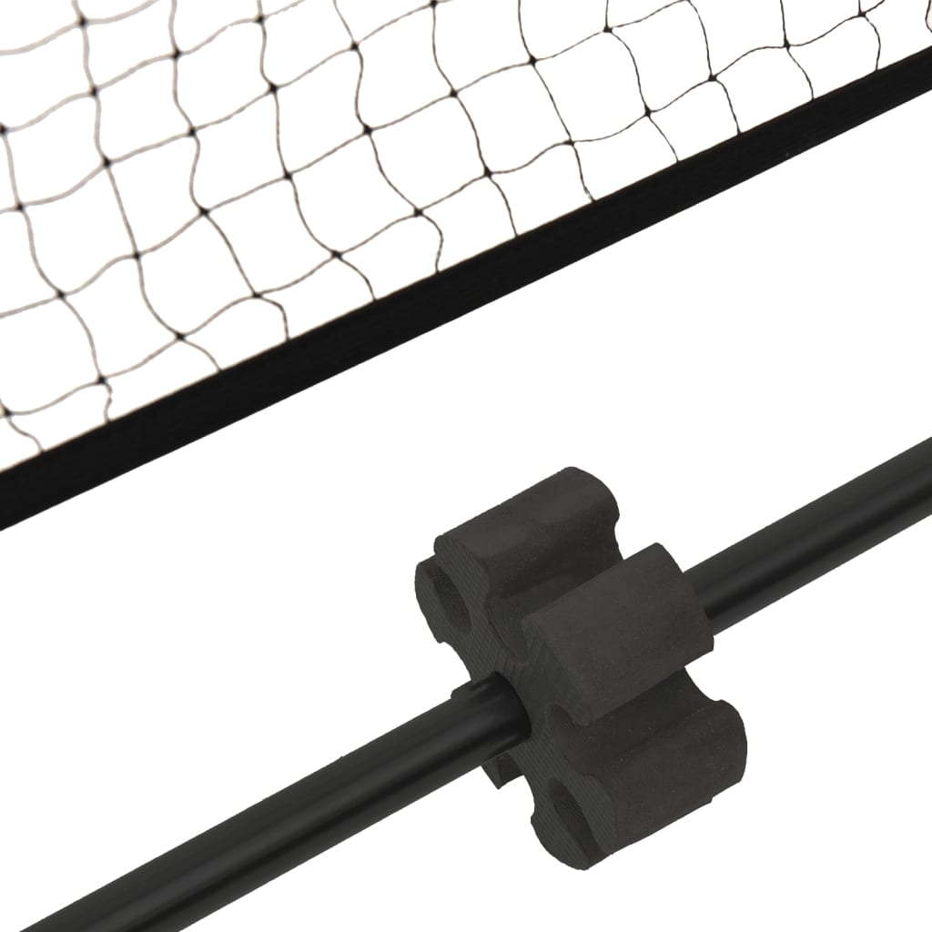 vidaXL Plasă de tenis, negru și roșu, 300x100x87 cm, poliester vidaXL Plasă de tenis, negru și roșu, 300x100x87 cm, poliester