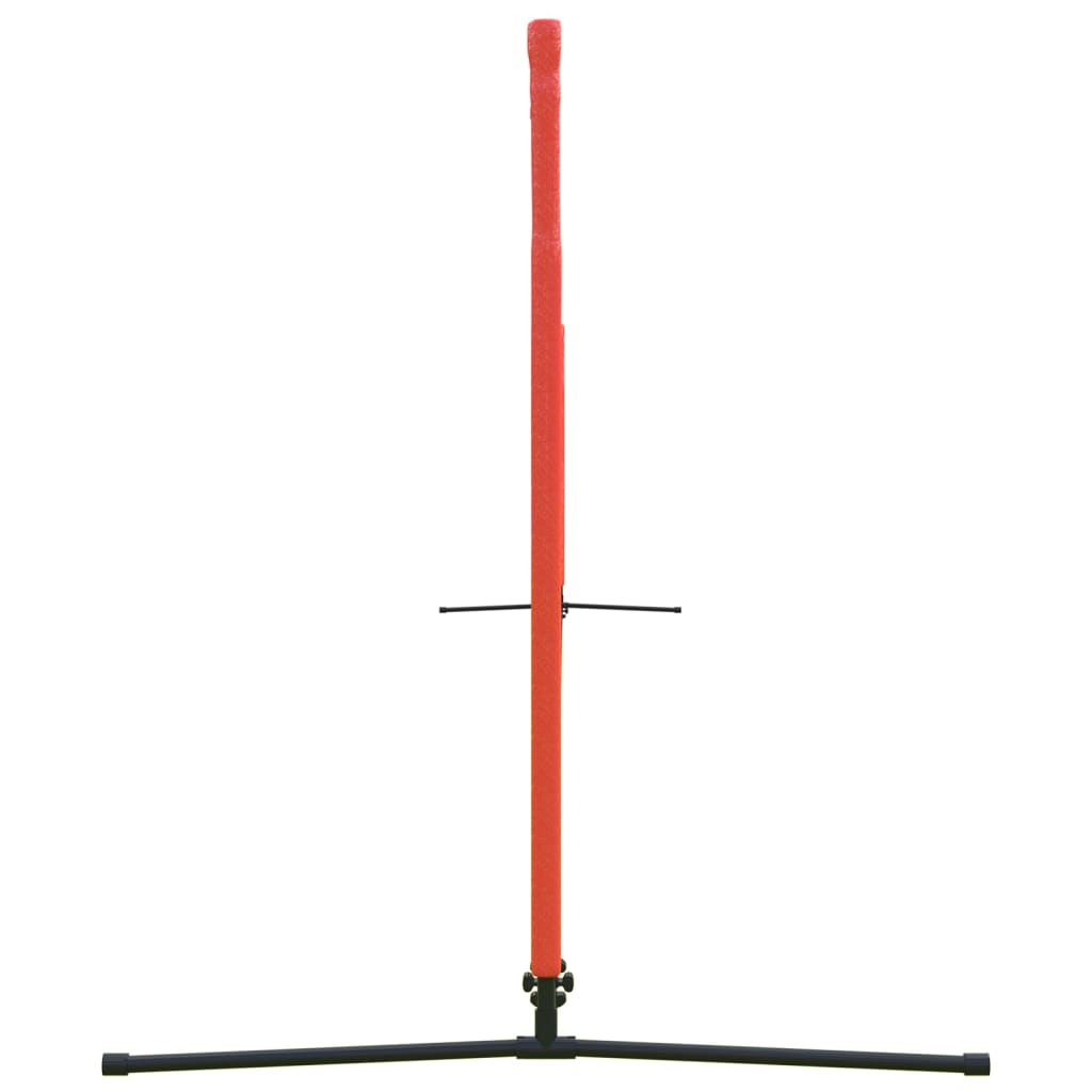 vidaXL Plasă de tenis, negru și roșu, 600x100x87 cm, poliester vidaXL Plasă de tenis, negru și roșu, 600x100x87 cm, poliester