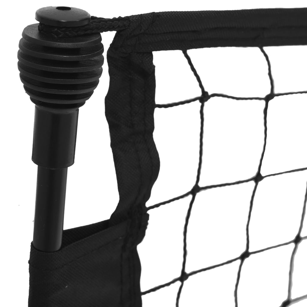 vidaXL Plasă rebounder fotbal, negru și galben 183x85x120 cm poliester vidaXL Plasă rebounder fotbal, negru și galben 183x85x120 cm poliester