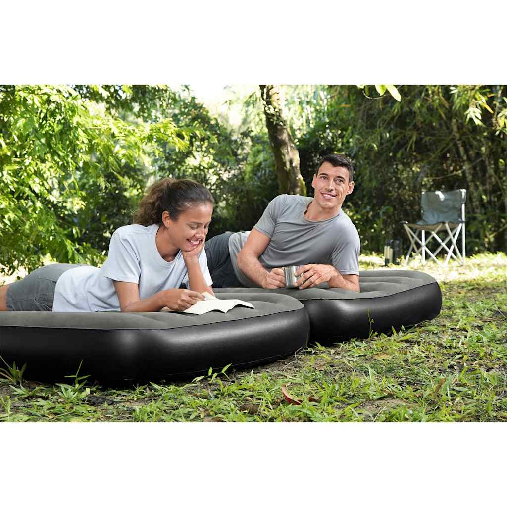 Bestway Saltea gonflabilă 3 în 1, negru și gri, 188x99x25 cm Bestway Saltea gonflabilă 3 în 1, negru și gri, 188x99x25 cm