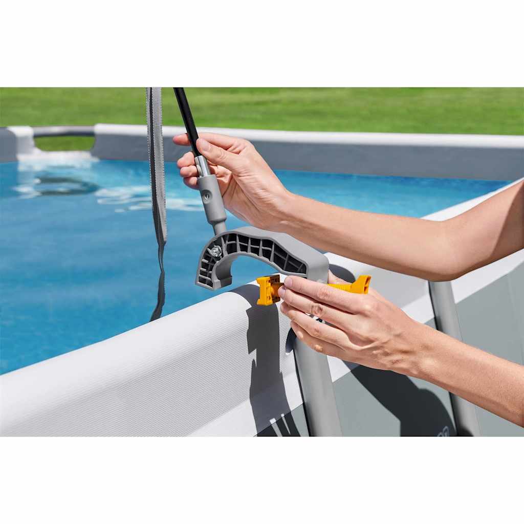 Bestway Copertină pentru piscină supraterană, alb Bestway Copertină pentru piscină supraterană, alb