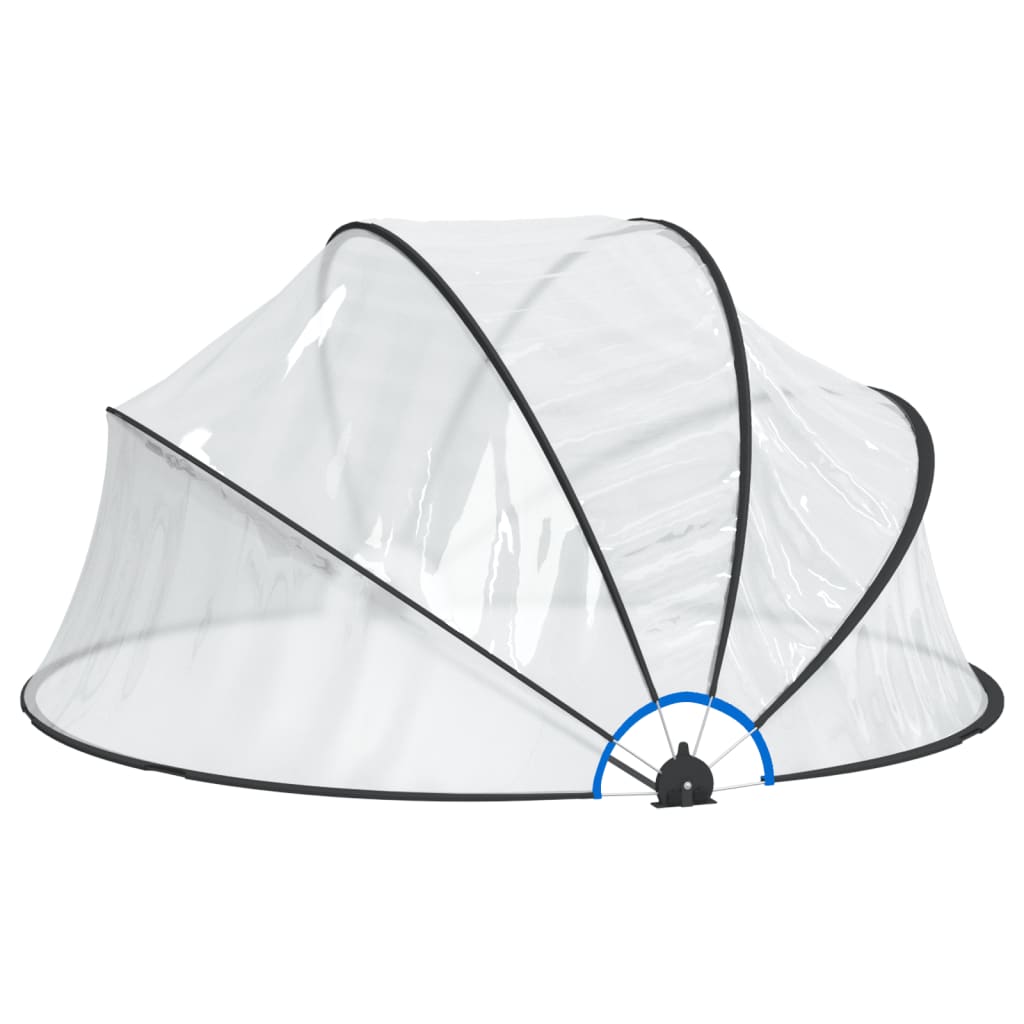 vidaXL Cupolă pentru piscină, 315x158 cm, PVC, rotund vidaXL Cupolă pentru piscină, 315x158 cm, PVC, rotund