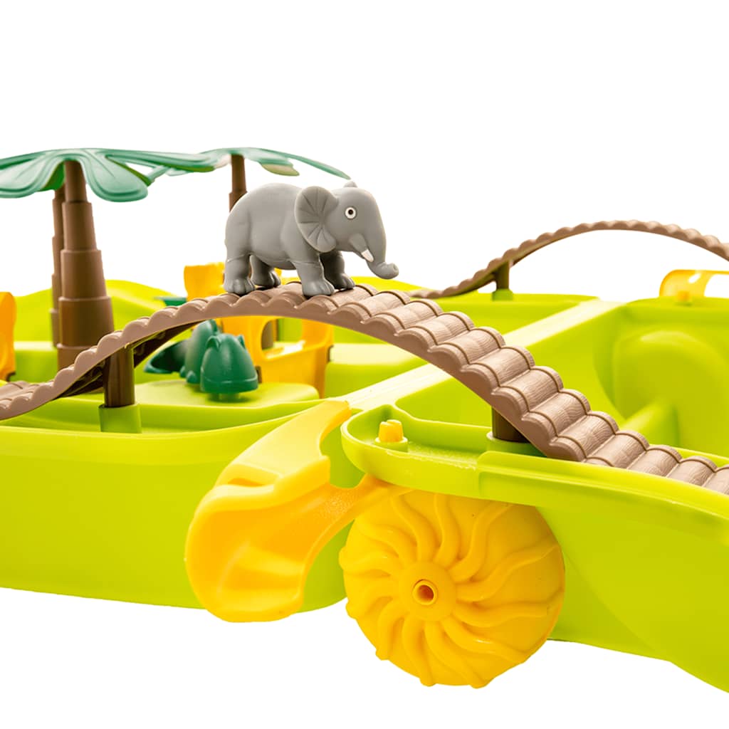 vidaXL Cărucior de jucărie cu apă Jungle 51x21,5x66,5 cm polipropilenă vidaXL Cărucior de jucărie cu apă Jungle 51x21,5x66,5 cm polipropilenă
