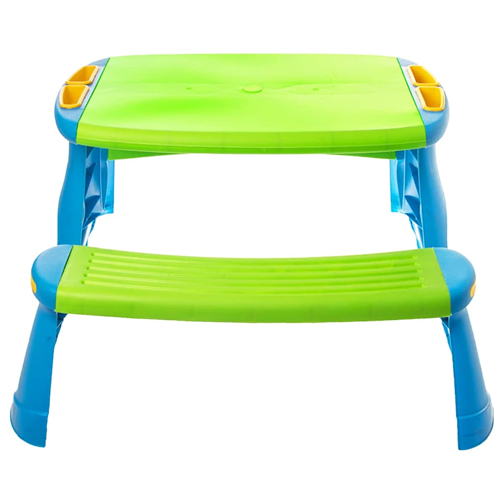 vidaXL Bancă de picnic pentru copii 89,5x84,5x48 cm polipropilenă vidaXL Bancă de picnic pentru copii 89,5x84,5x48 cm polipropilenă